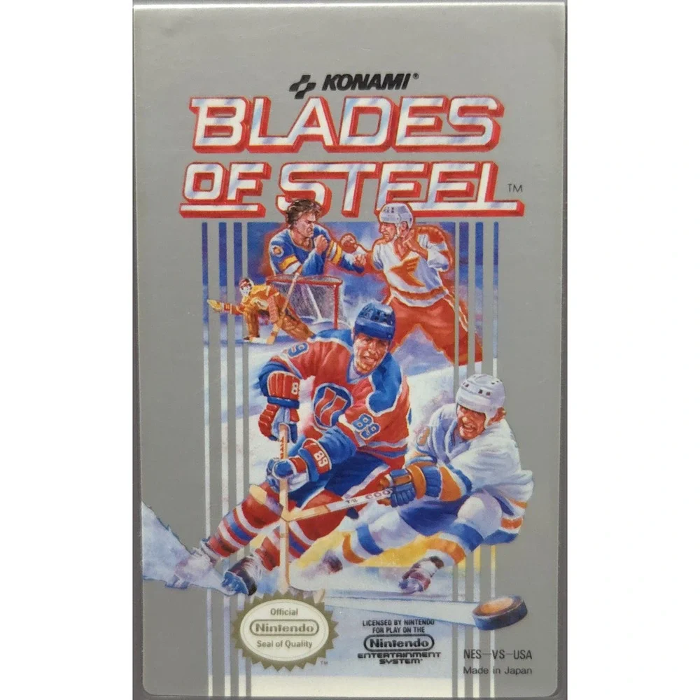 Blades of‎ Steel - Nintendo NES - Authentic 24 Stamp - Tested & Working